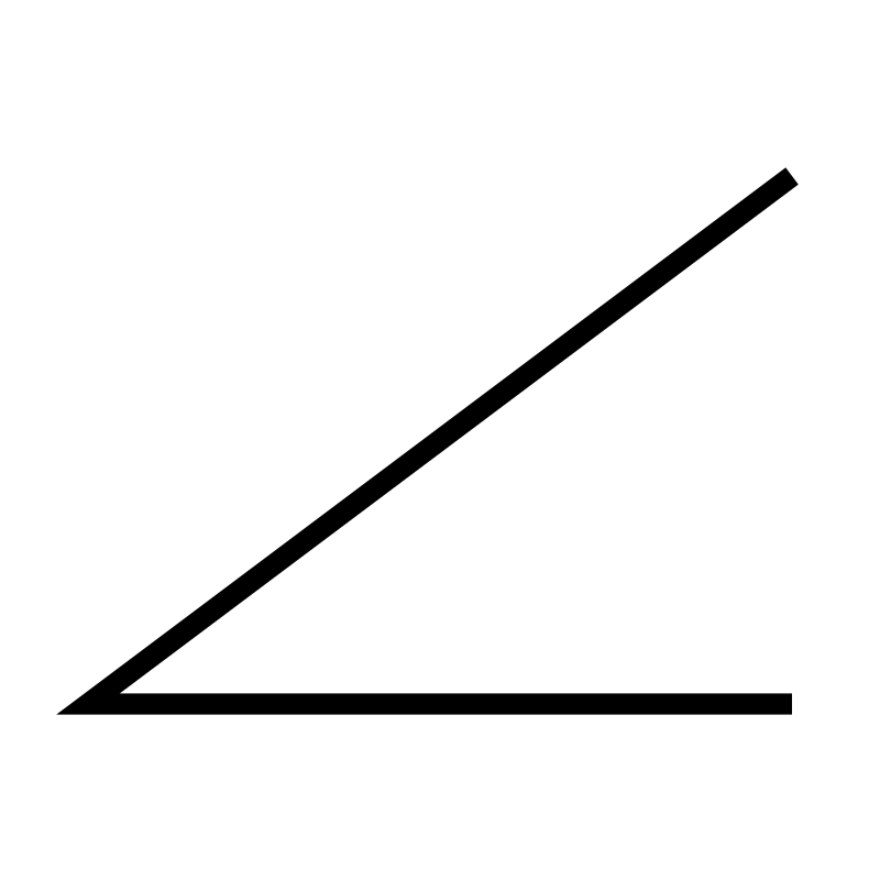 경사도 Angularity 심볼