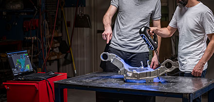 경쟁사 제품분석, 주변 부품 측정, 맞춤형 장비 측정용 3차원측정기 이미지