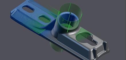 역설계를 통한 제품개발, 신제품 설계, 부품, 부속품 개발 3D스캐너 이미지